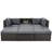 U_Style Outdoor Patio Rectangle Daybed With Retractable Canopy,  Wicker Furniture Sectional Seating With Washable Cushions, Backyard, Porch-1109519288