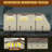 Upgraded Class C RV Cover, Fits 26'-29' Camper Cover by Narelect, Rip-Stop with 4 Tire Covers
