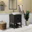 Ensemble de meuble-lavabo simple 24 po avec lavabo vasque, robinet et drain Sharee, assemblage requis-280948519