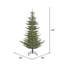 Alberta Blue Spruce Artificial Christmas Tree with Warm White LED Lights-1227330320
