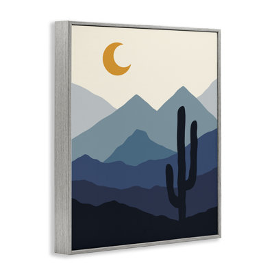 «Night in the Desert», art de la giclée encadrée par Ahmet Idah Hussein bk-020