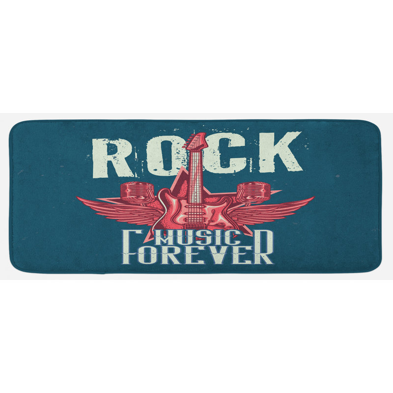 Tapis de cuisine rock and roll