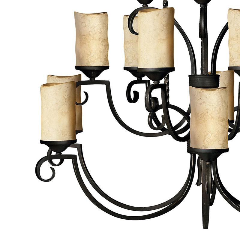 Casa 15 Light Shaded Chandelier