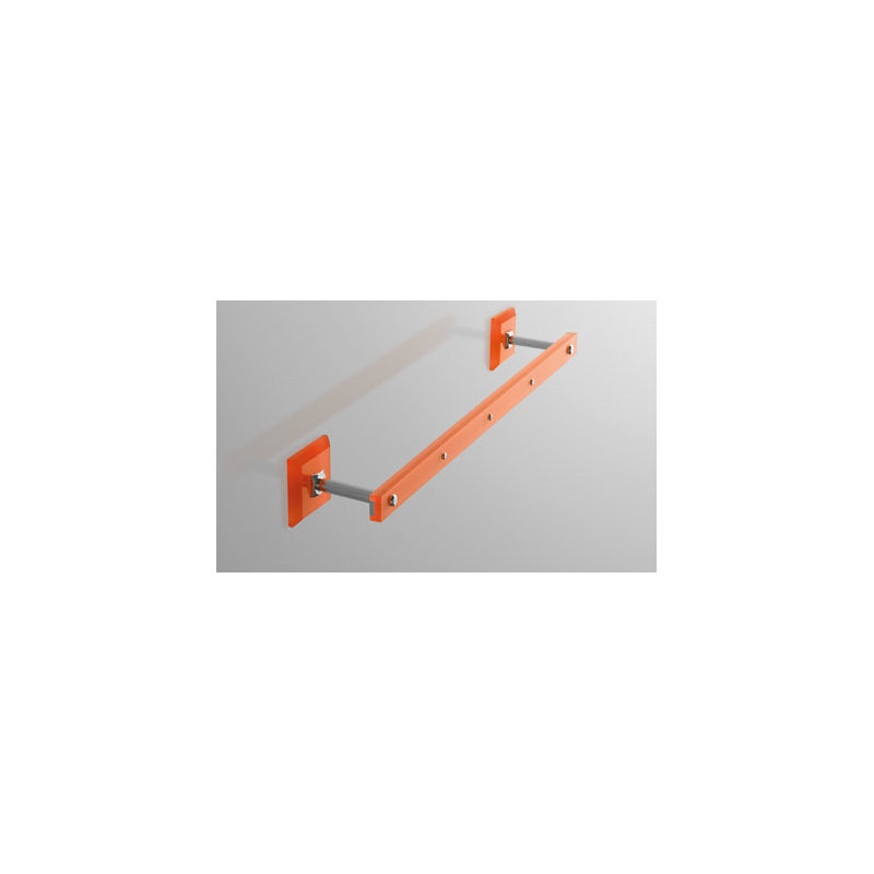 Barre à serviettes murale Grip, Orange