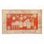 5'X8' Floral Area Rug in Rust