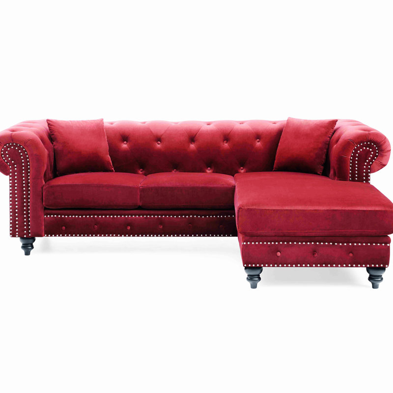 Velours 36,97 po, Velours bourgogne