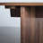Dark Walnut Solid Wood Rectangular Coffee Table