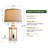 24" Farmhouse Dimmable Touch Control Table Lamp Set of Two-108834507