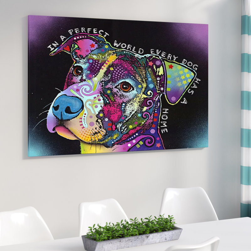 " In A Perfect World ", 8" H x 12" W x 0.75" D