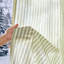 Rideaux à rayures semi-transparents en lin avec œillets-57683089-57683090