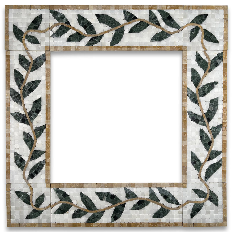 4" x 12" Marble Mosaic Wall & Floor Tile