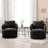 Upholstered Swivel Barrel Chair-90804080