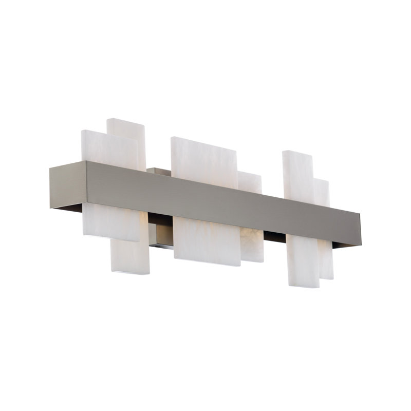 Acropolis 1 - Light LED Vanity Light, Brushed Nickel