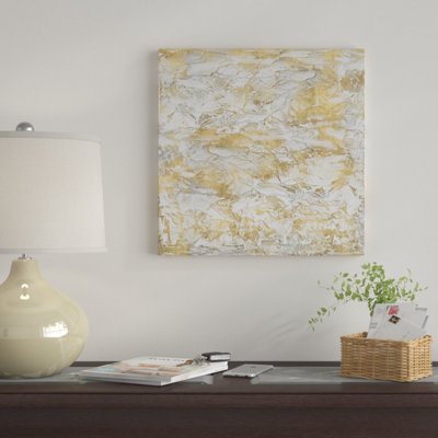 «Textural with Gold III», impression sur toile