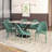 Driskill Dining Chair Upholstered In Leather With Iron Legs Set Of 4-477145524-477145482-486572713
