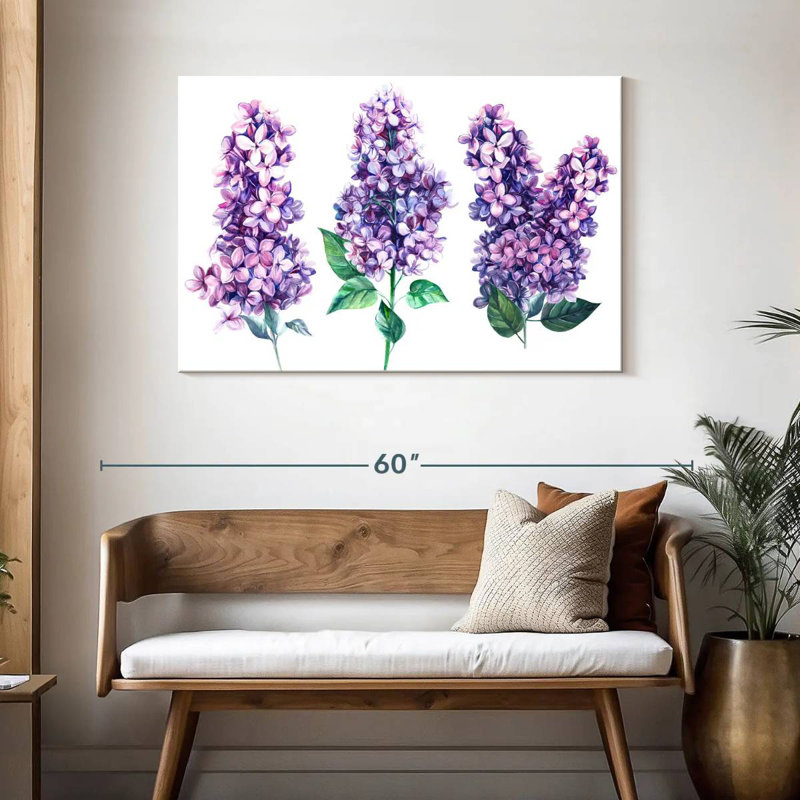 Harnek Lovely Lilacs, 30" H x 45" W