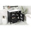 Meuble-lavabo 36 po avec lavabo supérieur, meuble-lavabo moderne avec 2 tiroirs et tiroir escamotable, meuble-lavabo simple
