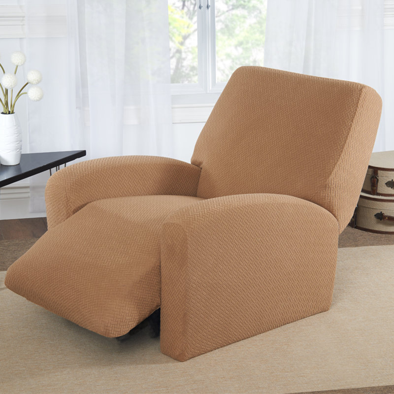 Housse pour fauteuil inclinable à coussins carrés, Sable