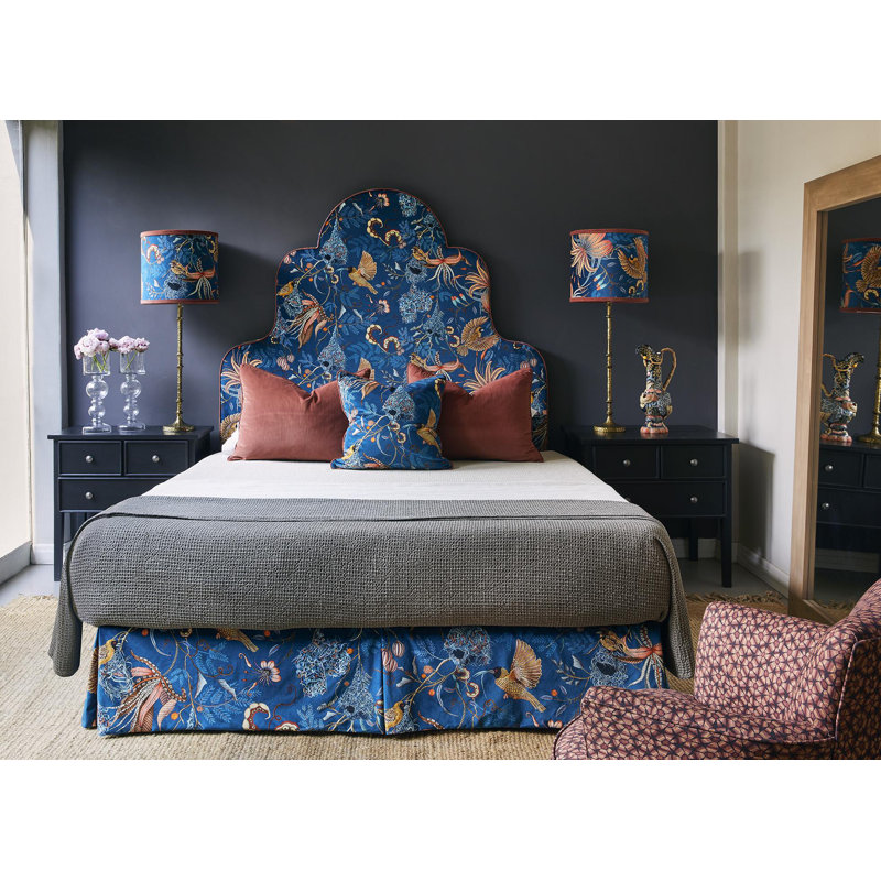 Ardmore Linen Fabric, Midnight