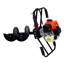 63cc Gas-Powered Post Hole Digger with 2.7HP Engine and Two-Person Handles