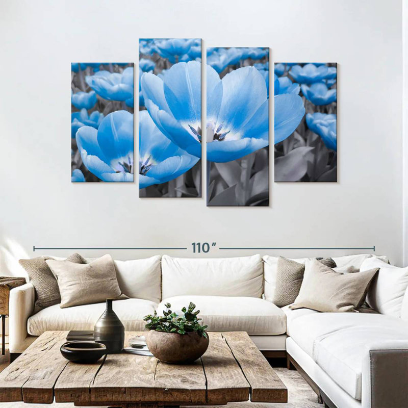 Harnek Bright Blue Tulips