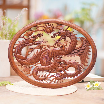 Handmade Traditional Wall Decor on Wood