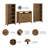 Anousha Unfinished Entertainment Center for TVs up to 55"-1335594233