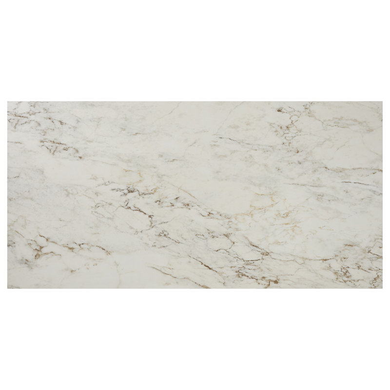 Marfino 24x48 Matte Marble Look Porcelain Tile, Breccia Campraia