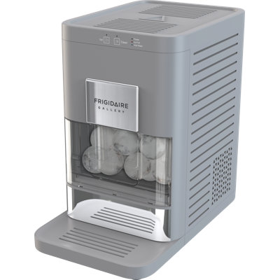 Frigidaire Gallery Countertop Artisanal Ice Maker, Sphere Shaped Ice, Self Clean, Stainless Steel Trim, Grey