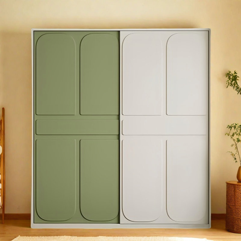 Garde-robe simple de couleur assortie, H 78,74 po x l 62,99 po x P 23,62 po