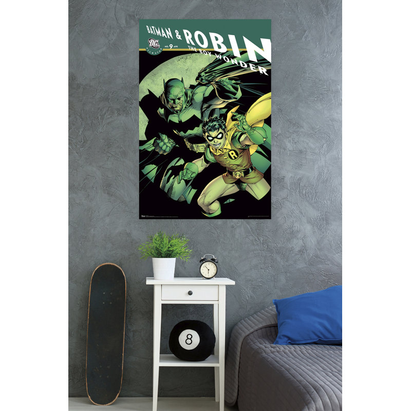 Impression sur papier c.c.-batman et robin