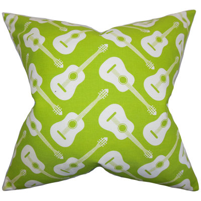 Coussin décoratif en coton géométrique roxie