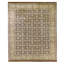 High-Quality Hand-Knotted Black And Gold Area Rug