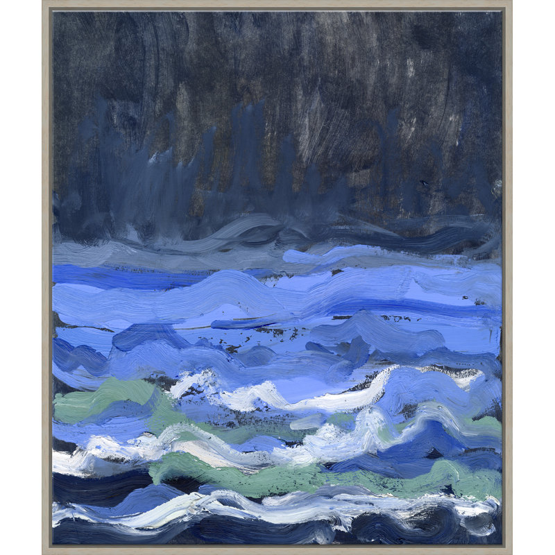 «Fabrication de vagues IV 1», peinture sur toile