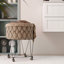 Armoire de salle de bain 31,5 pouces de style moderne, double tiroir avec ligne décorative, meuble-lavabo mural avec lavabo et miroir, système de fermeture en douceur, bois massif, pour la salle de bain