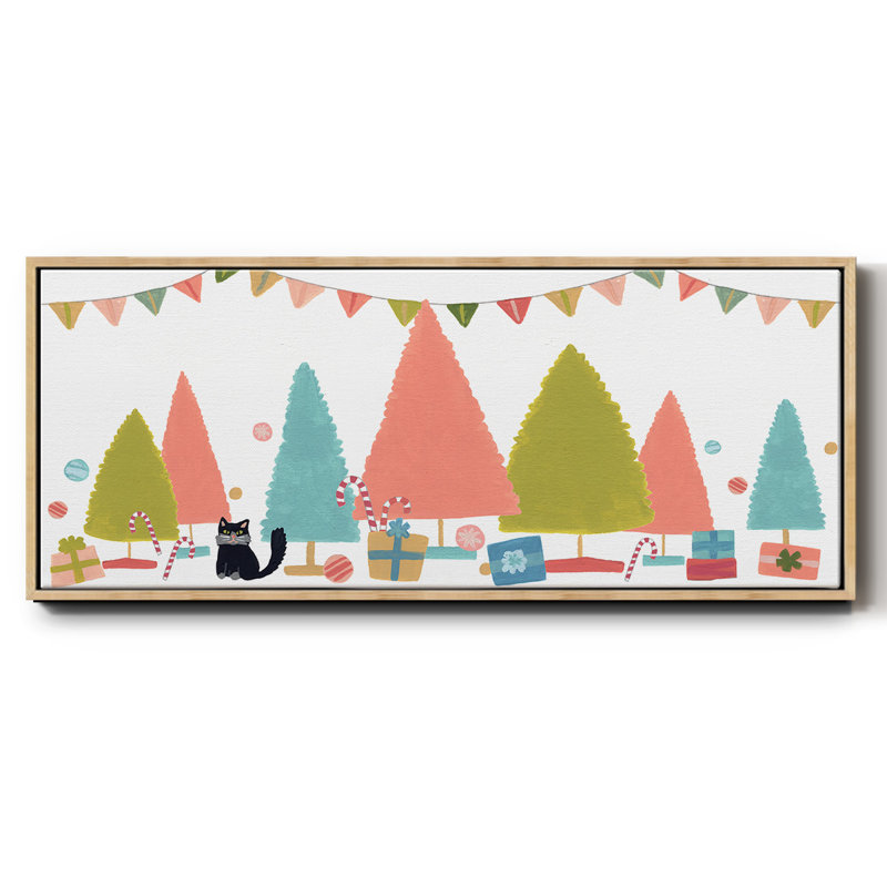 Toile encadrée, collection Retro Retro Celebration, H 12 po x l 30 po