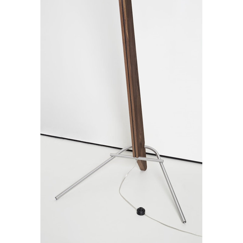 Silva Floor Lamp, Walnut