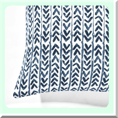 Navy Square Decorative Pillow Cover - Throw Pillows for Bed, Couch, Chair - Soft Cushion Case for Home Decor - Stylish Accent Pillow Case