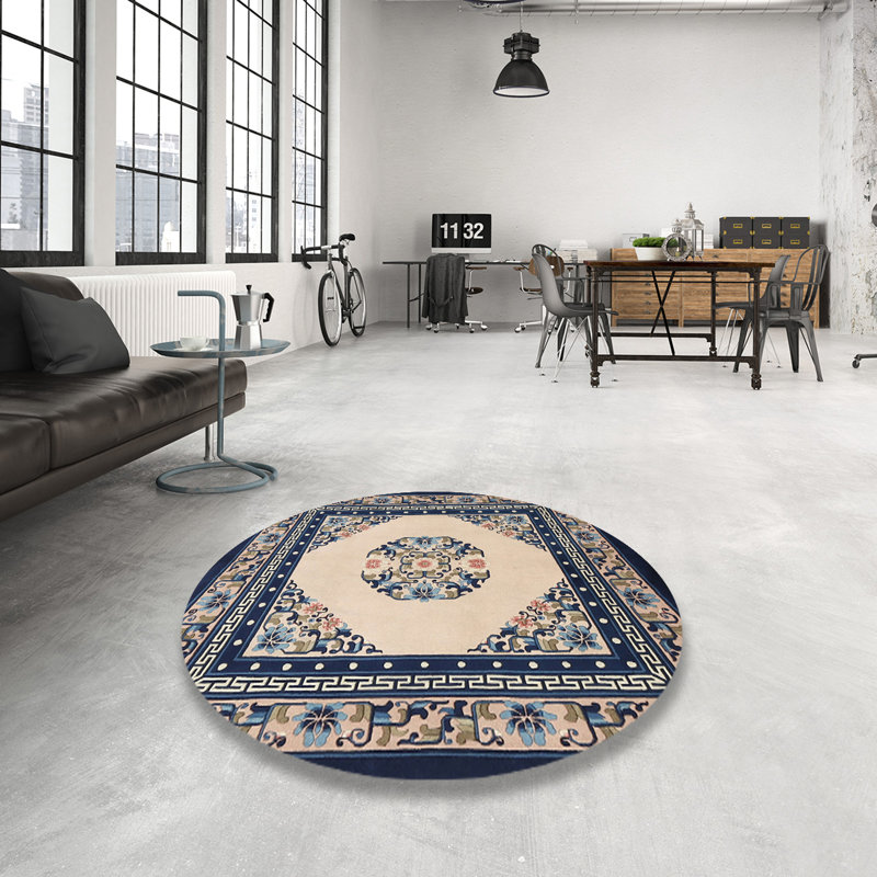Oriental Indoor Rug, Round 7'
