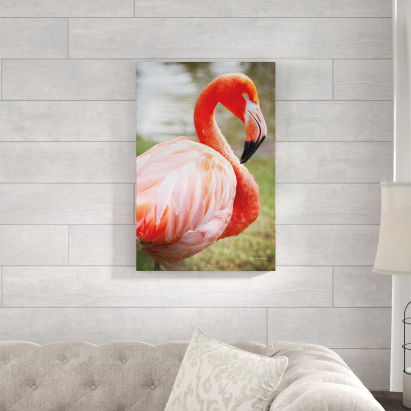 Flamingo I by Debra Van Swearingen - Wrapped Canvas Print, 76cm H x 51cm W