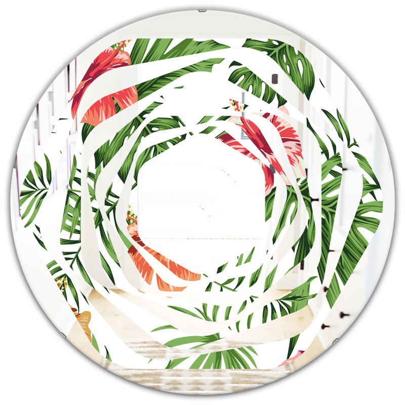 Miroir mural Whirl, H 31,5 po x l po