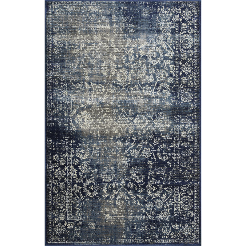 Raashid Floral Indoor Rug, Rectangle 3'3" x 5'3"
