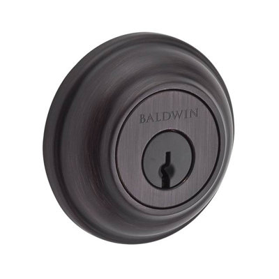 Traditional Round Double Cylinder Deadbolt with Smartkey