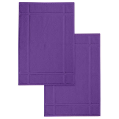 Bath Mat - for Bathroom Floor - Highly Absorbent - Machine Washable 