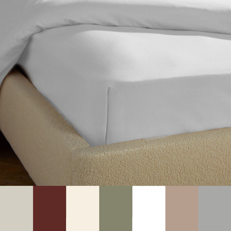 Silentnight Brushed Cotton Fitted Sheet, Kingsize (5'), Green