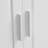 Tall And Wide Storage Cabinet With Doors For Bathroom/Office, Three Drawers, White-1999773346