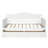 Twin Wooden Daybed with 2 Storage Drawers – Sofa Bed for Bedroom & Living Room, No Box Spring Needed,White-118474851