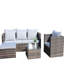Table basse avec coussins Pe Outdoor