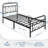 Modern Metal Bed Frame with Vintage Headboard-1476394341-1474463854