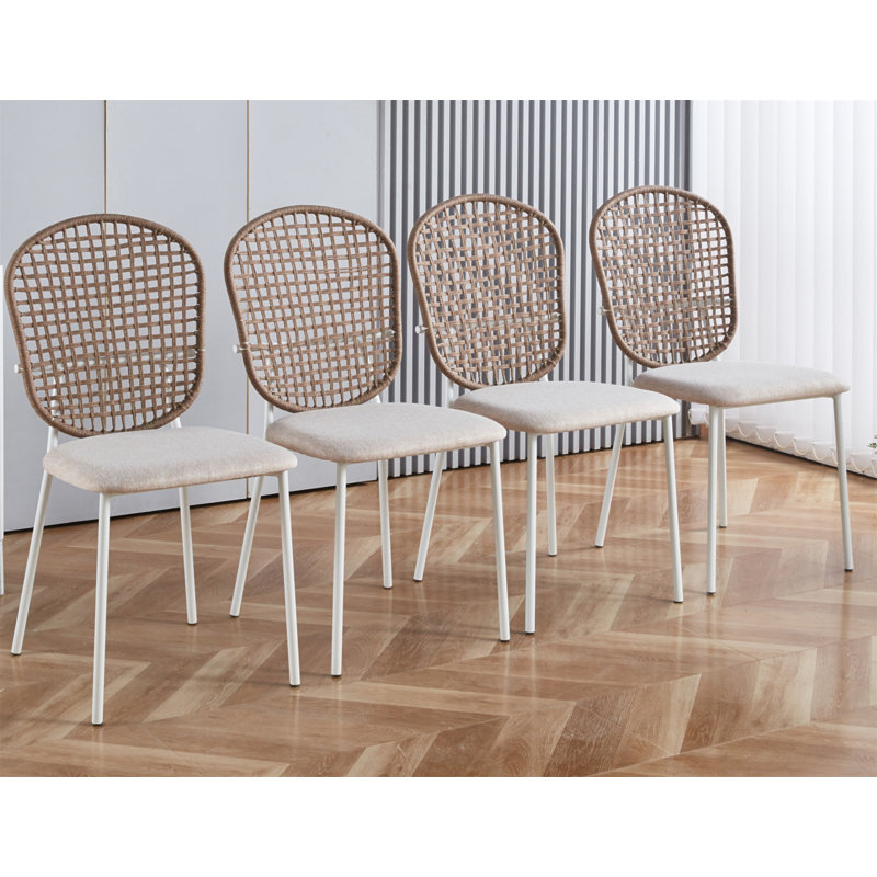 Ensemble de 4 chaises de salle à manger Sennit